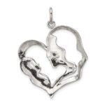 Sterling Silver Mother & Baby Pendant - Image 4