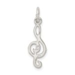 Sterling Silver Treble Clef Charm - Image 3