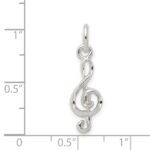Sterling Silver Treble Clef Charm - Image 4