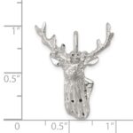 Sterling Silver Deer Head Charm - Image 4