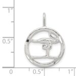 Sterling Silver Gymnastics Charm - Image 4