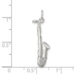 Sterling Silver Saxophone Charm - Image 3