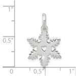 Sterling Silver Snowflake Charm - Image 3