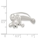Sterling Silver Manatee with Baby Charm - Image 4