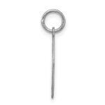 Sterling Silver Rhodium-plated Breakapart Mizpah Charm - Image 2