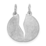 Sterling Silver Rhodium-plated Breakapart Mizpah Charm - Image 4