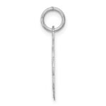 Sterling Silver Rhodium-plated Your Always In My Heart Disc Charm - Image 2