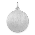 Sterling Silver Rhodium-plated On Graduation Day Disc Charm - Image 3