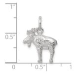 Sterling Silver 3-D Moose Charm - Image 4