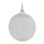 Sterling Silver Rhodium-plated Doberman Pinscher Disc Charm - Image 4