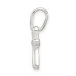 Sterling Silver Tiny Freeform Cross Charm - Image 2