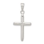 Sterling Silver Polished Cross Pendant