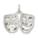 Sterling Silver Comedy/Tragedy Charm - Image 3