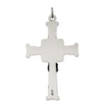 Sterling Silver Antiqued INRI Crucifix Pendant - Image 4