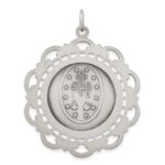 Sterling Silver Antiqued Miraculous Medal - Image 4