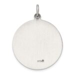 Sterling Silver Antiqued St. Christopher Medal - Image 4