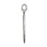 Sterling Silver Antiqued St. Christopher Medal - Image 2