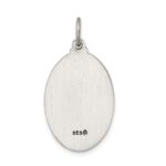 Sterling Silver Antiqued St. Christopher Medal - Image 4