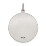 Sterling Silver Antiqued Saint Anthony Medal - Image 4