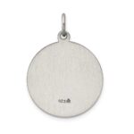 Sterling Silver Antiqued Saint Jude Thaddeus Medal - Image 4
