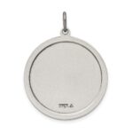 Sterling Silver Antiqued Saint Jude Thaddeus Medal - Image 4