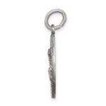 Sterling Silver Antiqued St. Peregrine Medal - Image 2