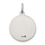 Sterling Silver Antiqued Guardian Angel Medal - Image 4