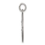 Sterling Silver Antiqued Guardian Angel Medal - Image 2