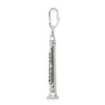 Sterling Silver Antiqued Clarinet Charm - Image 2