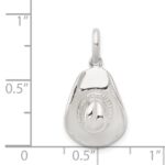 Sterling Silver Cowboy Hat Charm - Image 3