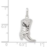 Sterling Silver Cowboy Boot Charm - Image 3