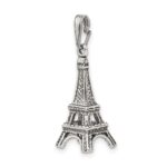 Sterling Silver Eiffel Tower Pendant - Image 5