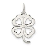 Sterling Silver 4-leaf Clover Charm - Image 3