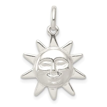 Sterling Silver Sun Charm