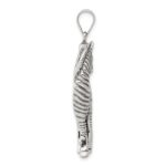 Sterling Silver Antiqued Zebra Pendant - Image 2
