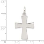 Sterling Silver Latin Cross Charm - Image 3