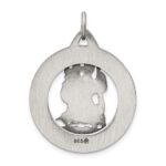 Sterling Silver Antiqued St. Christopher Medal - Image 3