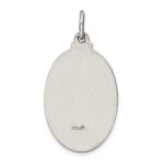 Sterling Silver Antiqued Saint Anthony Medal - Image 4