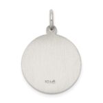 Sterling Silver Antiqued Confirmation Medal Charm - Image 4