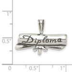 Sterling Silver Polish & Antique Diploma Pendant - Image 4