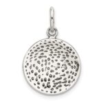 Sterling Silver Antiqued Celtic Knot Charm - Image 4