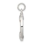 Sterling Silver Rhodium-plated Penny Charm - Image 2
