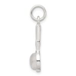 Sterling Silver Rhodium-plated Magnifying Glass Charm - Image 2