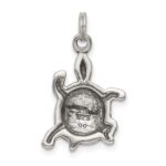 Sterling Silver Antique Turtle Charm - Image 4