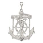 Sterling Silver Mariner Cross Pendant