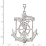 Sterling Silver Mariner Cross Pendant - Image 4