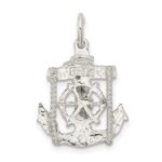 Sterling Silver Mariner Cross Pendant - Image 3