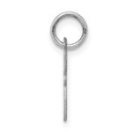 Sterling Silver Rhodium-plated Script Letter G Initial Charm - Image 2