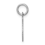 Sterling Silver Rhodium-plated Letter J Initial Charm - Image 2