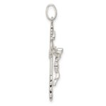 Sterling Silver INRI Crucifix Charm - Image 2